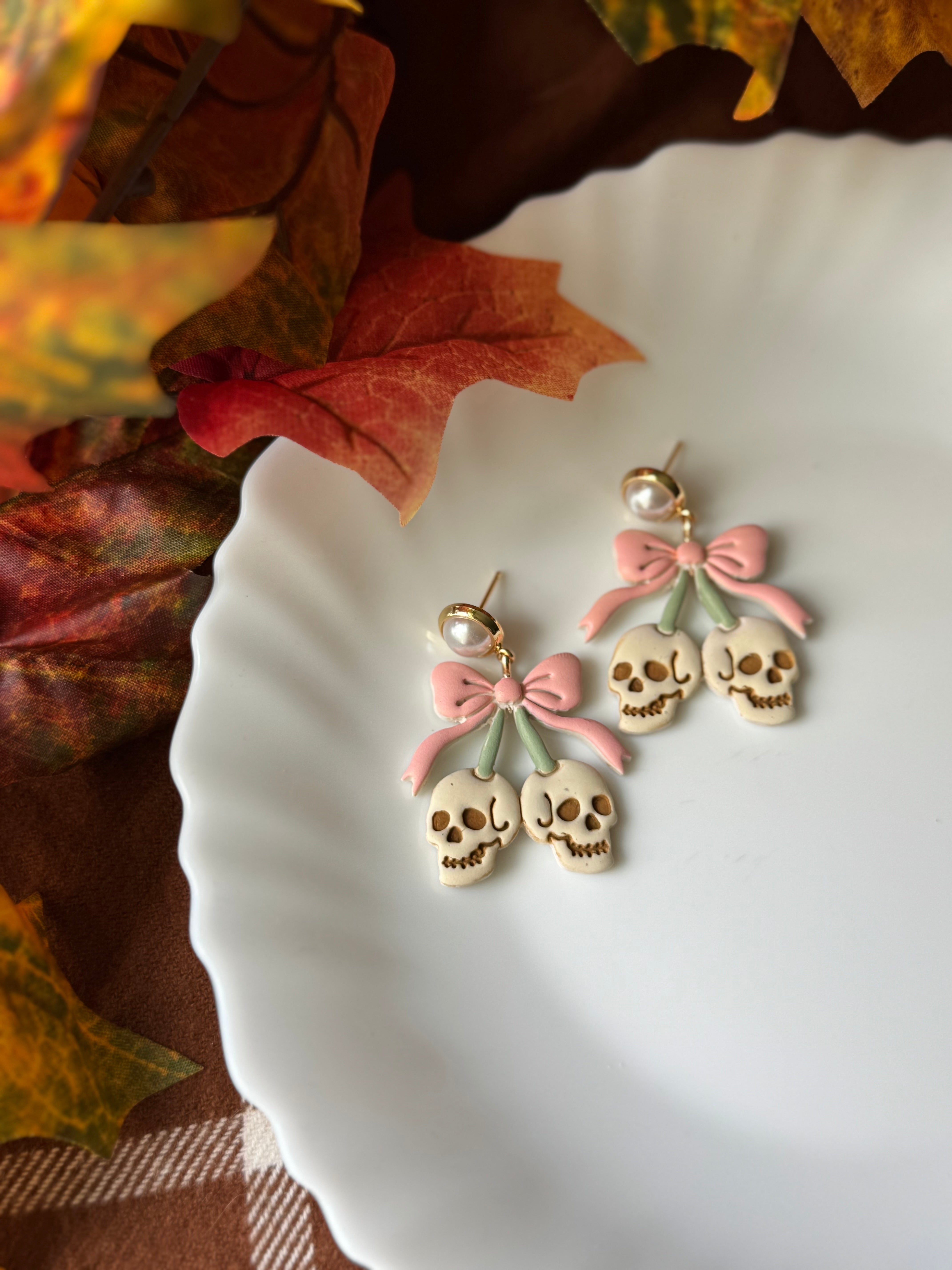 Deadly Darling handmade polymer clay earrings by Shop Something Earthy — view 1 of 2