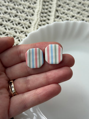 Cabana Striped Studs