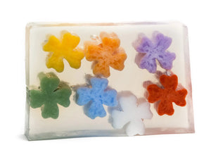 Flower Child Soap Slice 5.5 Oz. by Essential Journeys, natural skincare main product photo