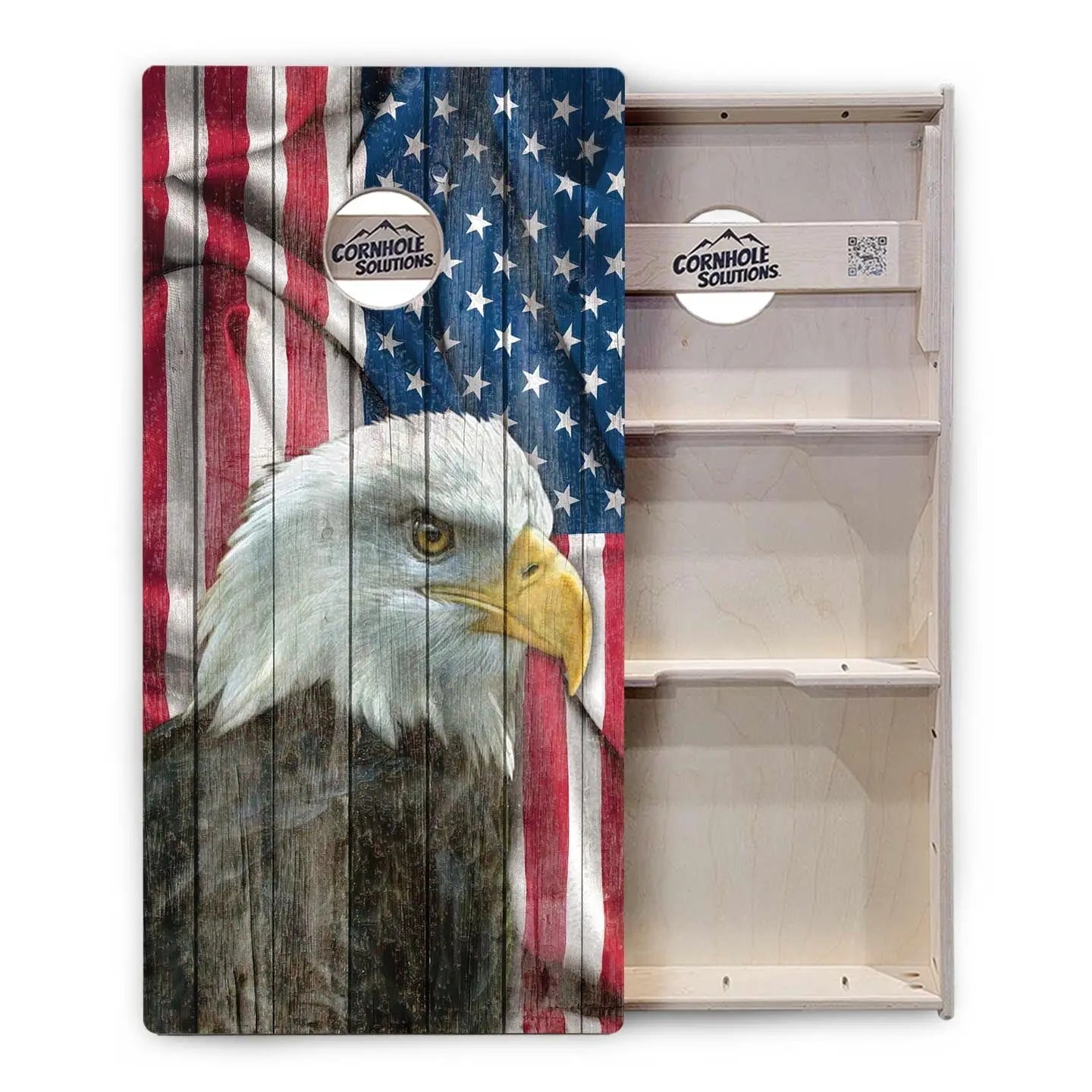 Faded Eagle Cornhole Boards - Professional Tournament Series by Cornhole Solutions, custom cornhole board detail photo 3