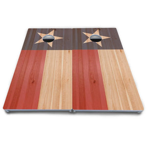 Faded Texas & American Cornhole Boards - All Weather Series by Cornhole Solutions, custom cornhole board detail photo 6