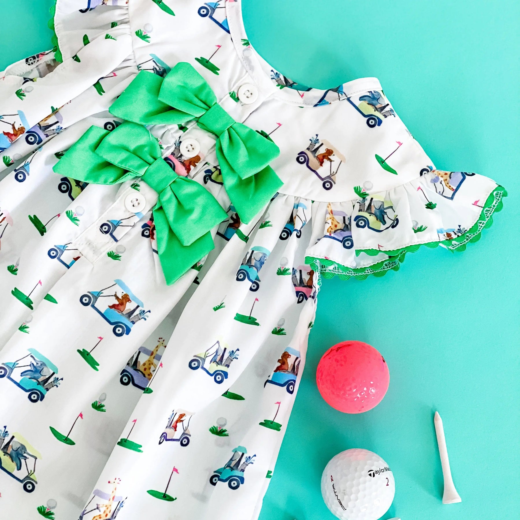 Fairway Golf Dress by Seven Lantern Lane, Southern lifestyle apparel detail photo 6