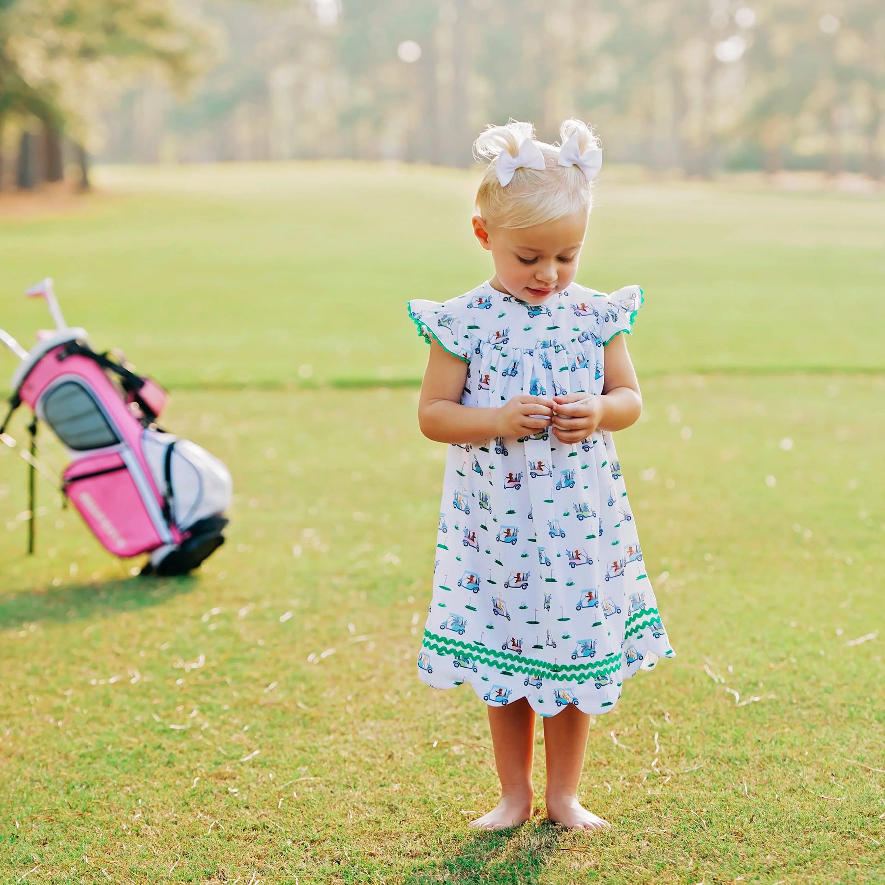 Fairway Golf Dress by Seven Lantern Lane, Southern lifestyle apparel detail photo 8