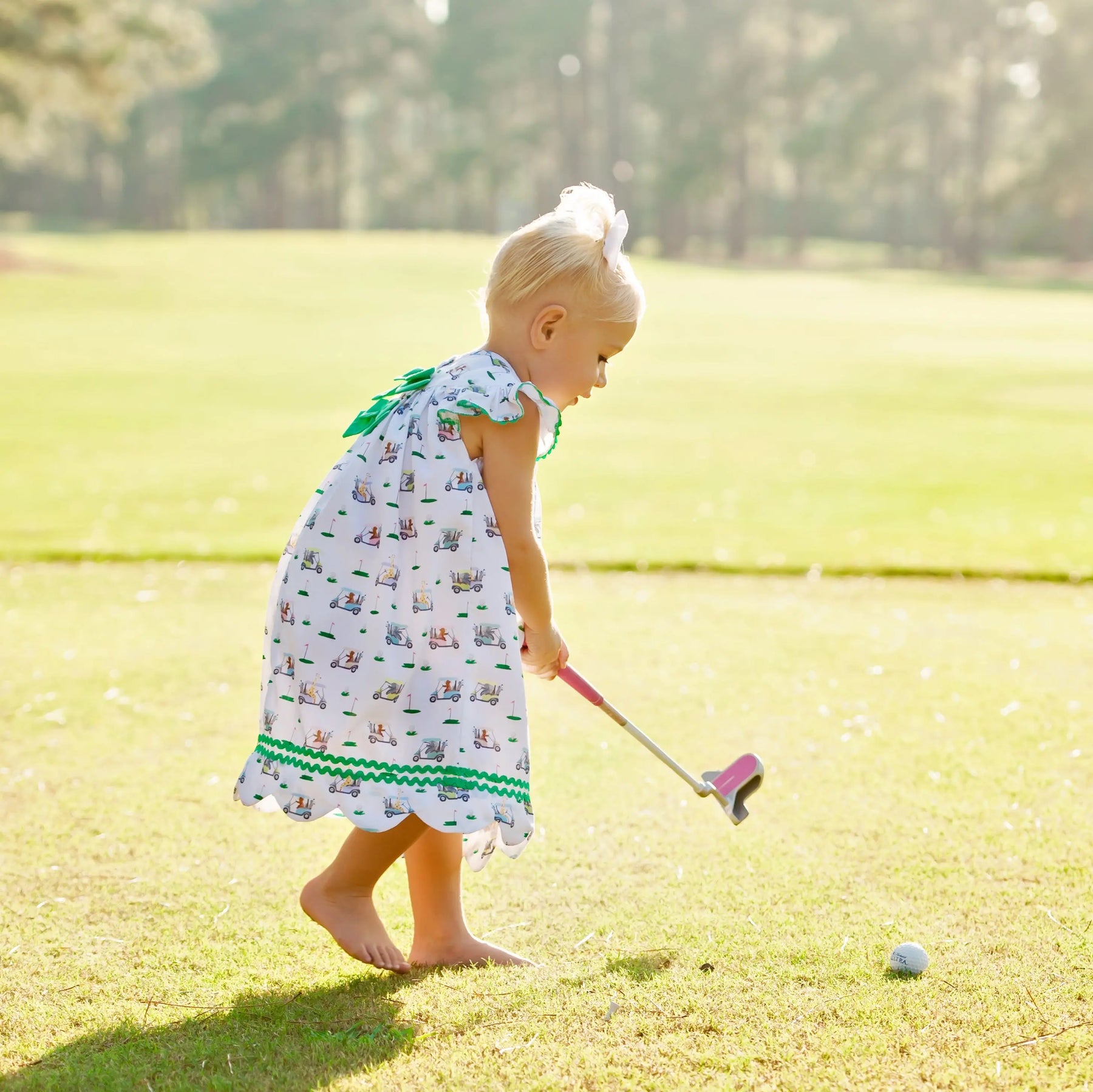 Fairway Golf Dress by Seven Lantern Lane, Southern lifestyle apparel detail photo 12