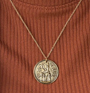 Fairy Coin Necklace by Mushroom Lady Co, handmade jewelry main product photo