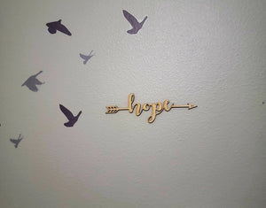 Faith Love Hop Arrows by EverLee Creations, Southern home decor detail photo 4