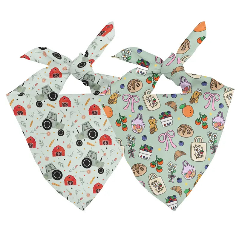 Farmers Market Dog Bandana Dog Bandana Co.
