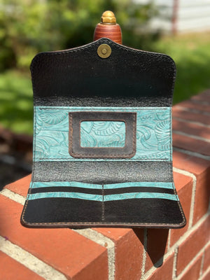 Female Wallets by Kw Leatherworks, handmade leather goods detail photo 4