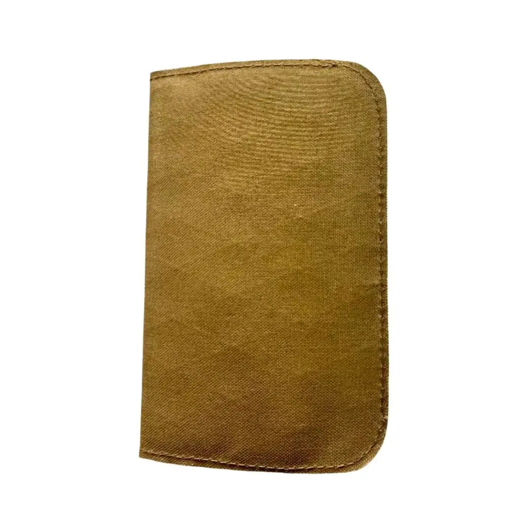Field Notes Wallet by Recycled Firefighter, handmade leather goods detail photo 3