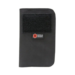 Field Notes Wallet by Recycled Firefighter, handmade leather goods detail photo 9