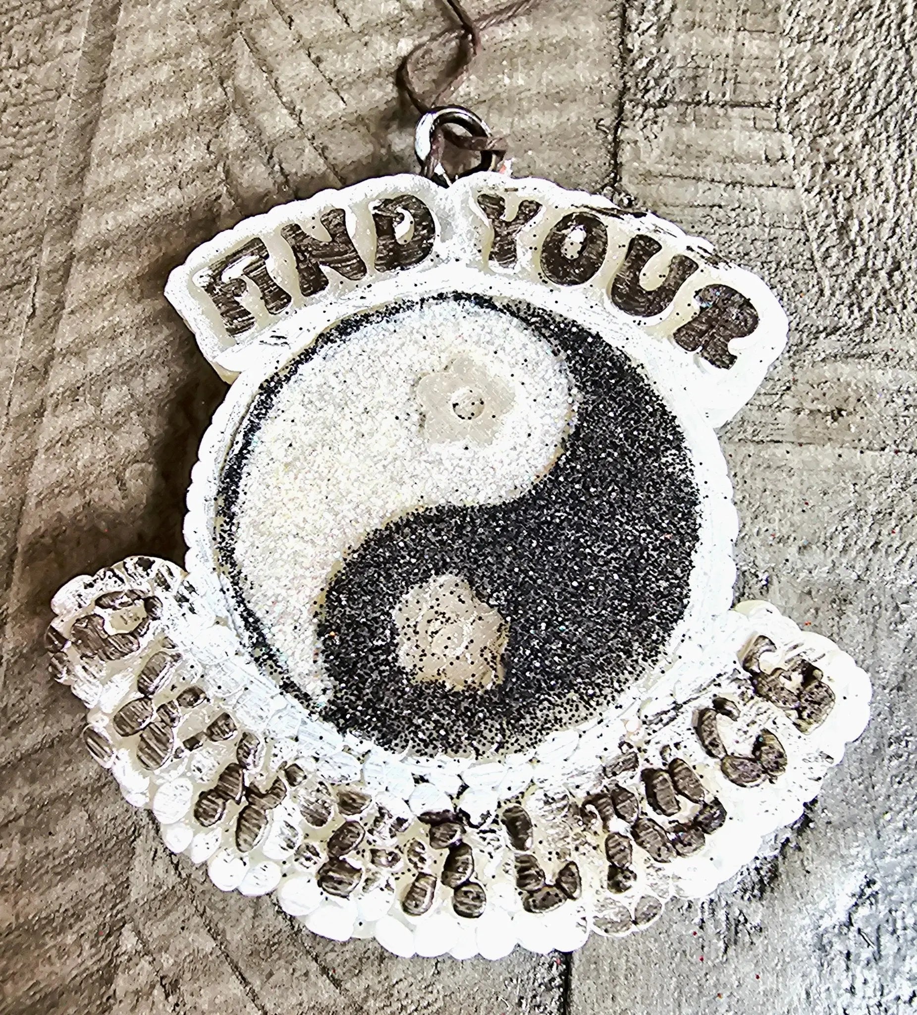 Yin Yang Car Freshie: Find Your Balance Aroma Bead Air Freshener, Scented - Main Street Collective