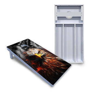 Fire Eagle Cornhole Boards - All Weather Series by Cornhole Solutions, custom cornhole board main product photo