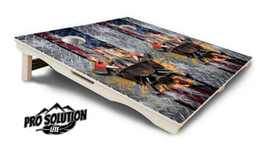 Fire Fighter Cornhole Boards - Pro Solution Lite Series by Cornhole Solutions, custom cornhole board detail photo 5