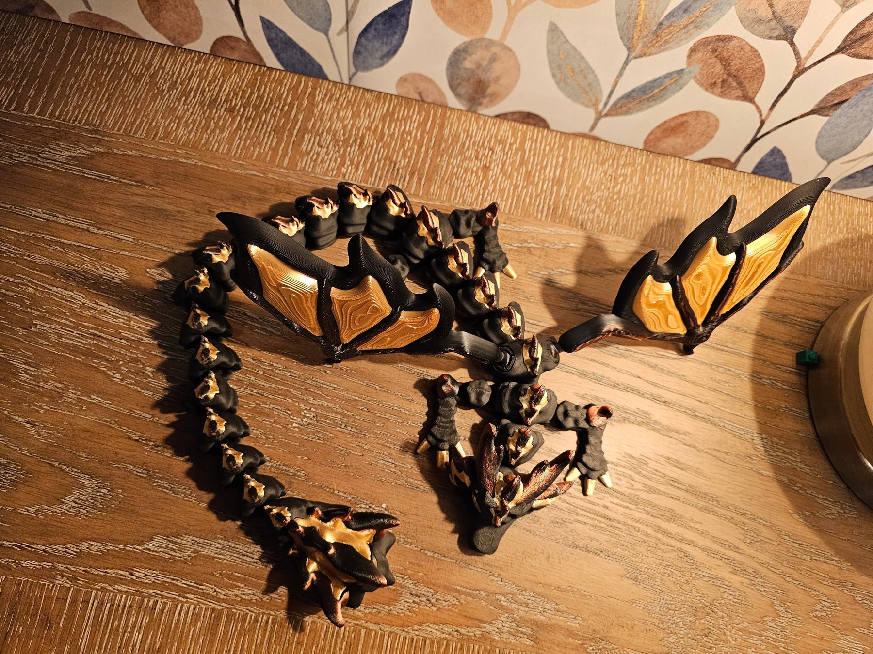 FireStorm Dragon with Wings – Articulated 3D Printed Dragon by Saber 3D by The Tween Space, paper gift detail photo 4