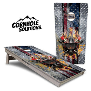 Firefighter Cornhole Boards - Professional Tournament Series Cornhole Solutions