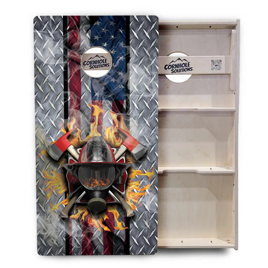 Firefighter Cornhole Boards - Professional Tournament Series Cornhole Solutions