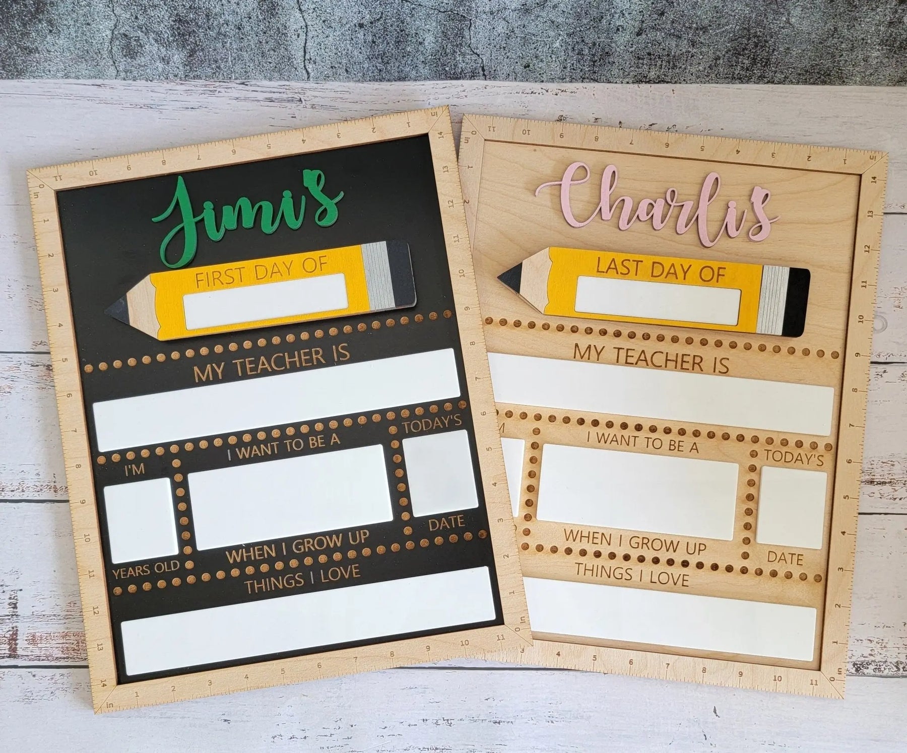 First Day of School Sign by EverLee Creations, Southern home decor detail photo 2