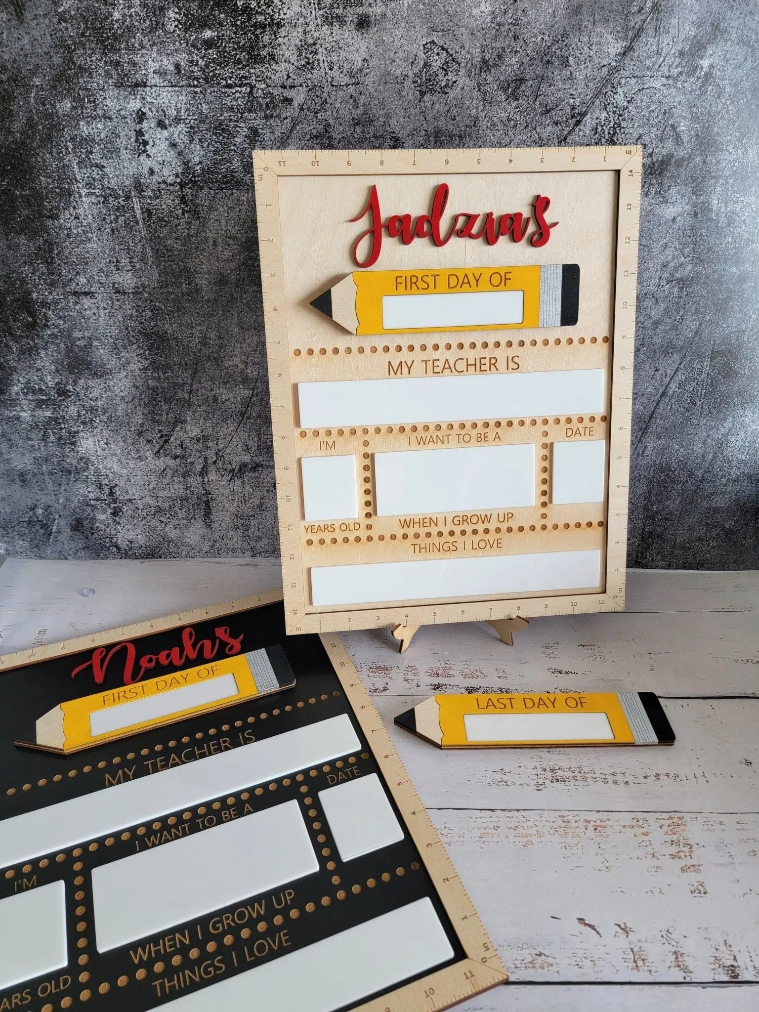 First Day of School Sign by EverLee Creations, Southern home decor detail photo 3