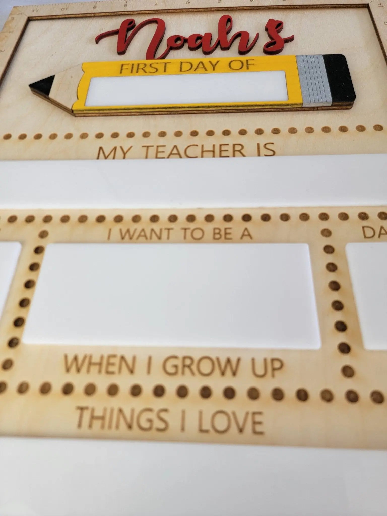First Day of School Sign by EverLee Creations, Southern home decor detail photo 7
