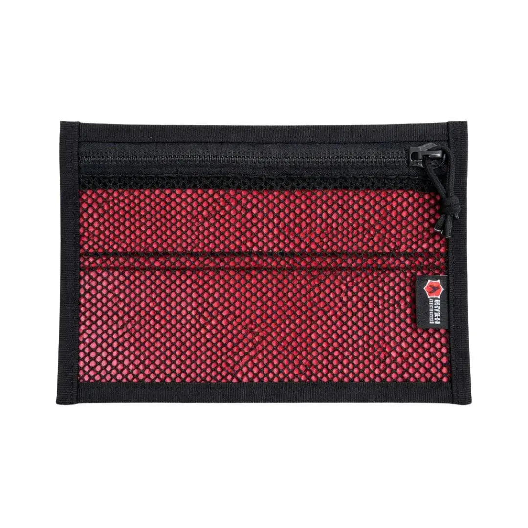 Flat EDC Pouch - Firehose Edition by Recycled Firefighter, handmade leather goods detail photo 13