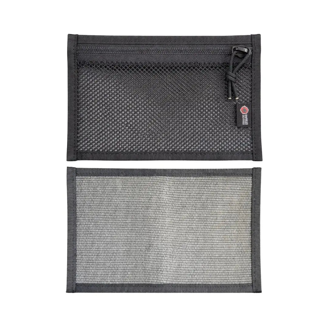 Flat EDC Pouch - Firehose Edition by Recycled Firefighter, handmade leather goods detail photo 36