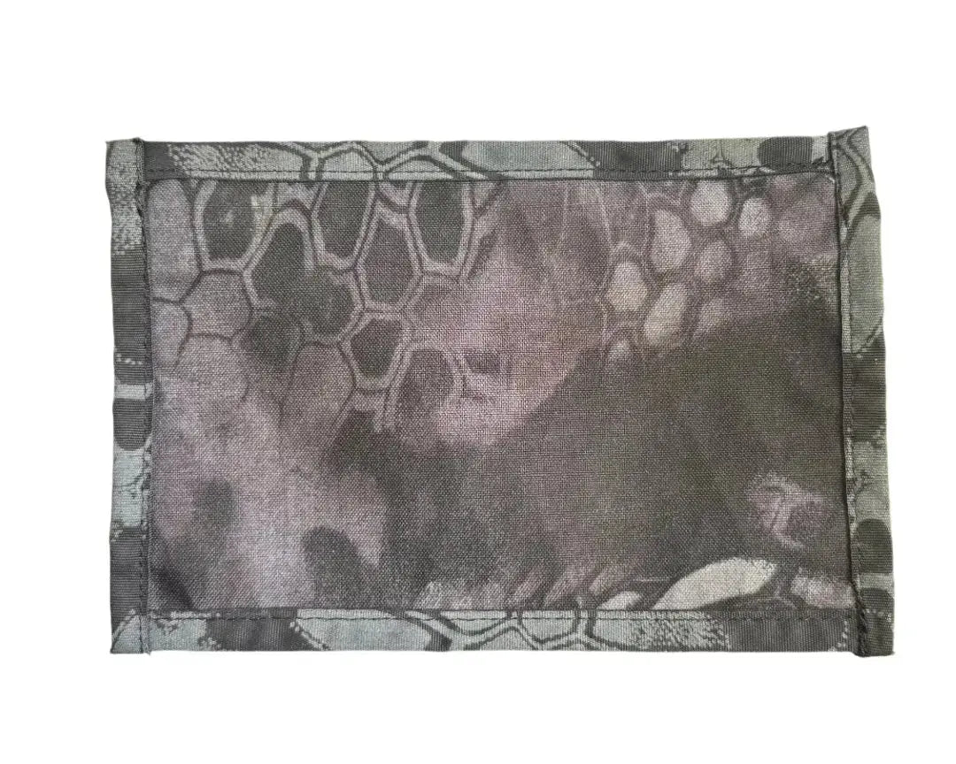 Flat EDC Pouch - X-Pac RAID Edition by Recycled Firefighter, handmade leather goods detail photo 2