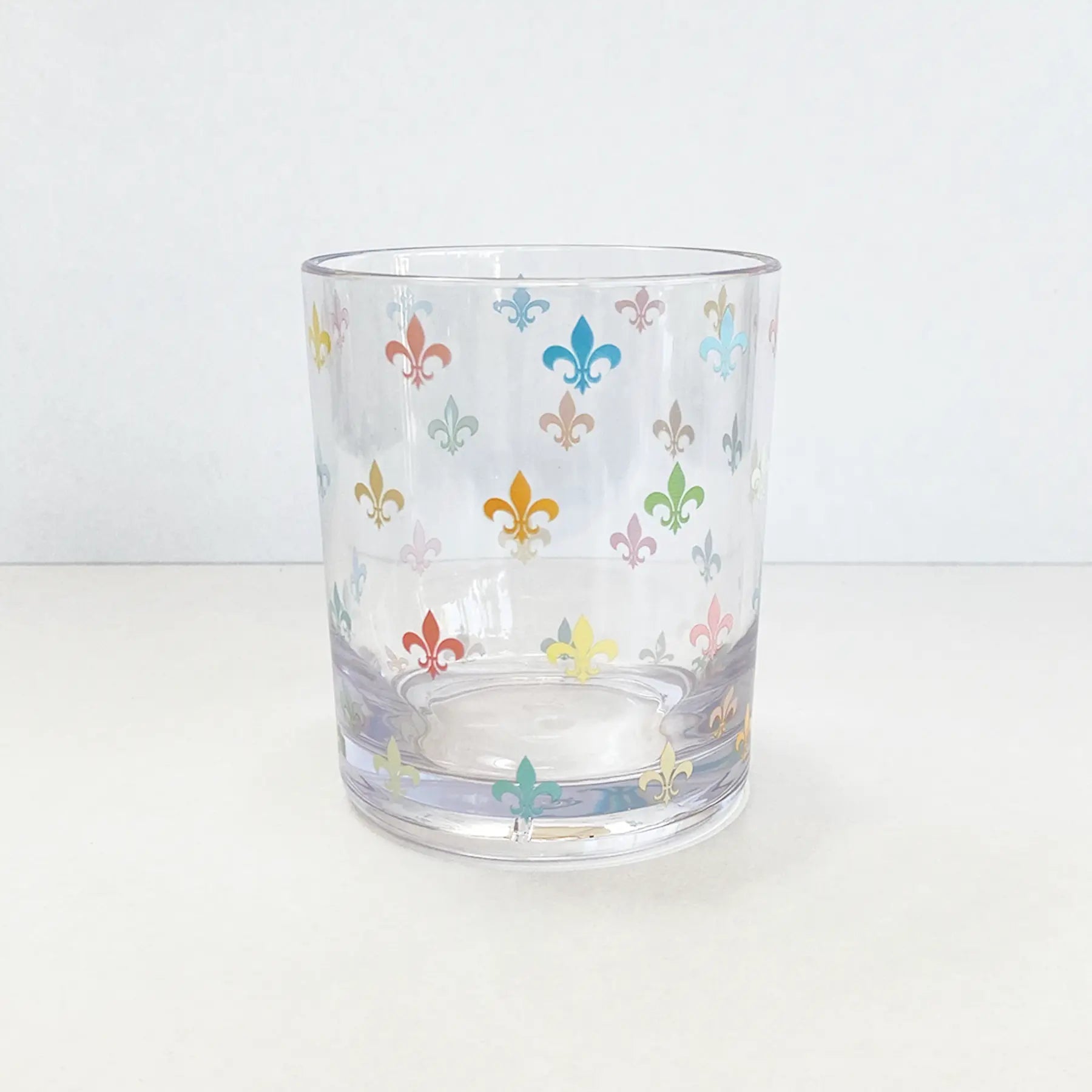 Fleur De Lis Acrylic Drinking Glasses Nola Tawk