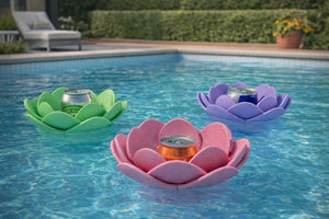 The Tween Space Floating Flower Can Holder — Pool Drink Float | 3D Printed by The Tween Space, Southern home decor detail photo 5