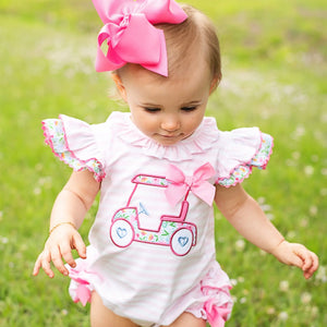 Floral Tee Time Bubble by Seven Lantern Lane, Southern lifestyle apparel main product photo