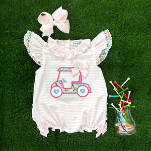 Floral Tee Time Bubble by Seven Lantern Lane, Southern lifestyle apparel detail photo 5