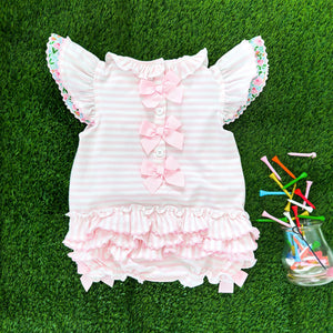 Floral Tee Time Bubble by Seven Lantern Lane, Southern lifestyle apparel detail photo 9