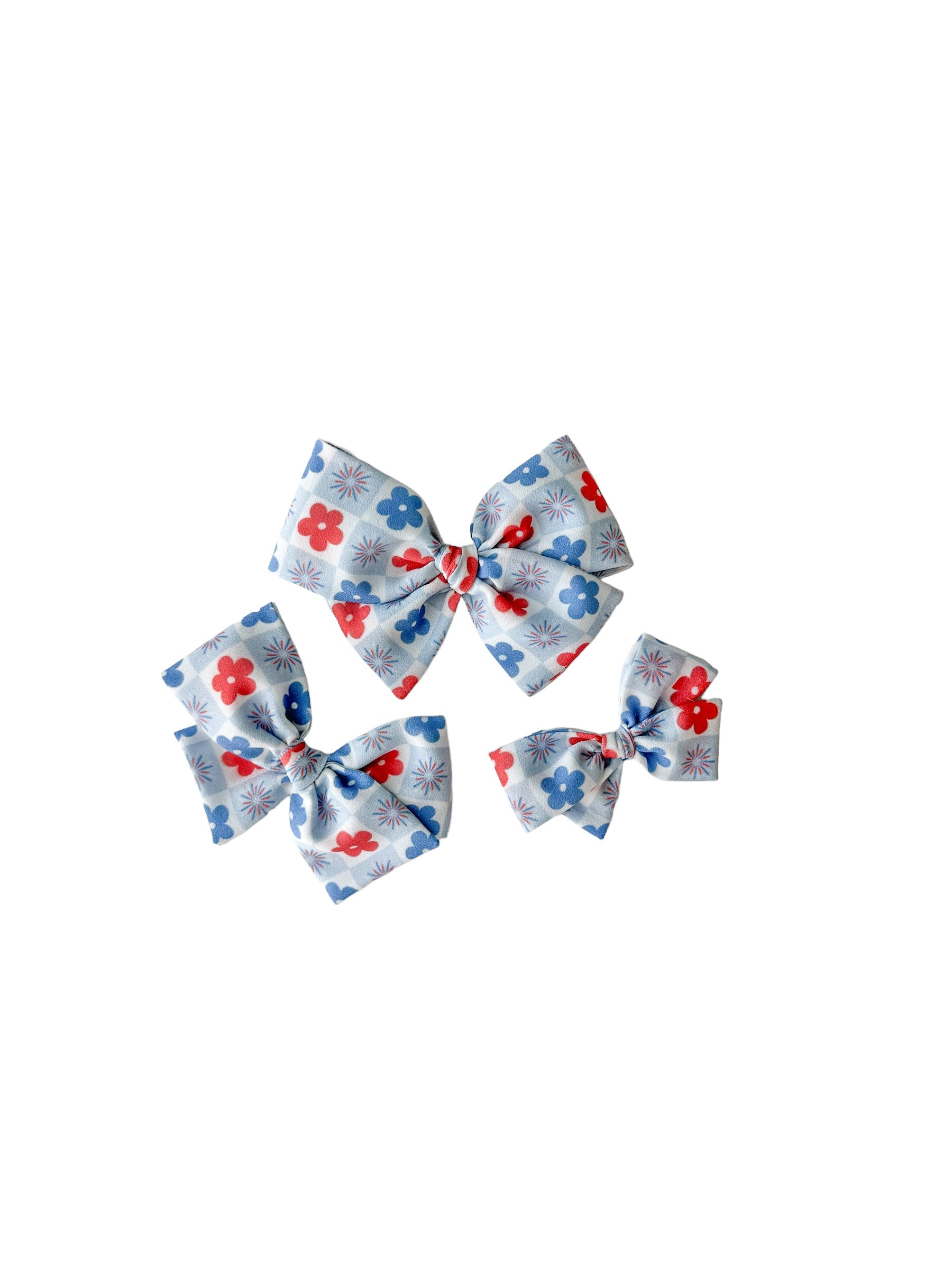 Floral Firework Plaid Pinwheel by Boosh Baby image 2