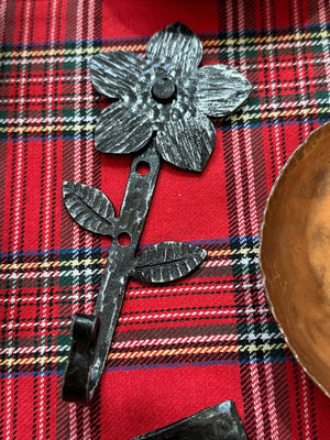Flower Hook by Redbeard's Forge LLC, Southern home decor detail photo 4