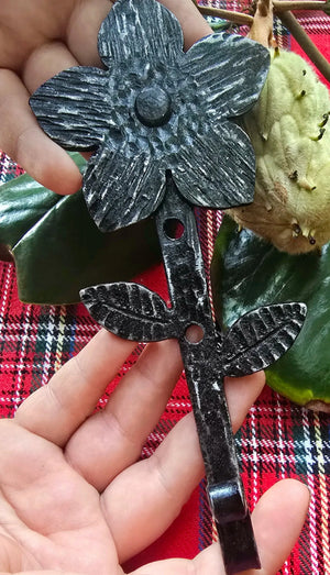 Flower Hook by Redbeard's Forge LLC, Southern home decor main product photo