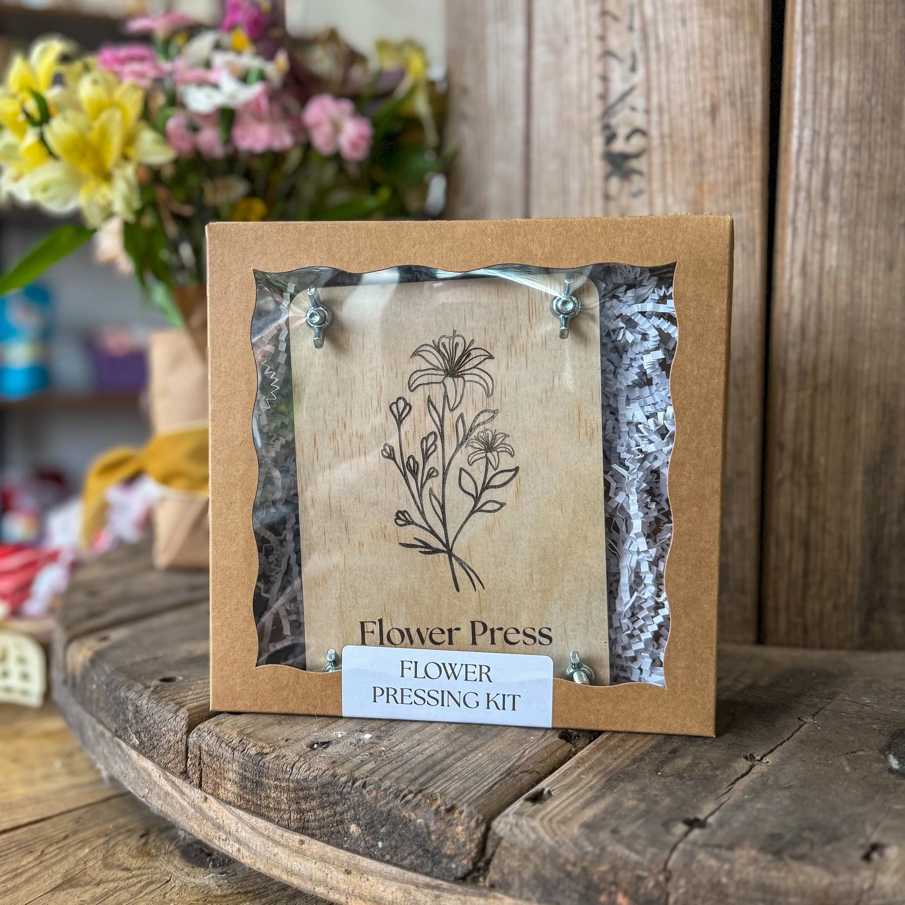 Flower Press by Still Magnolia, Southern home decor main product photo