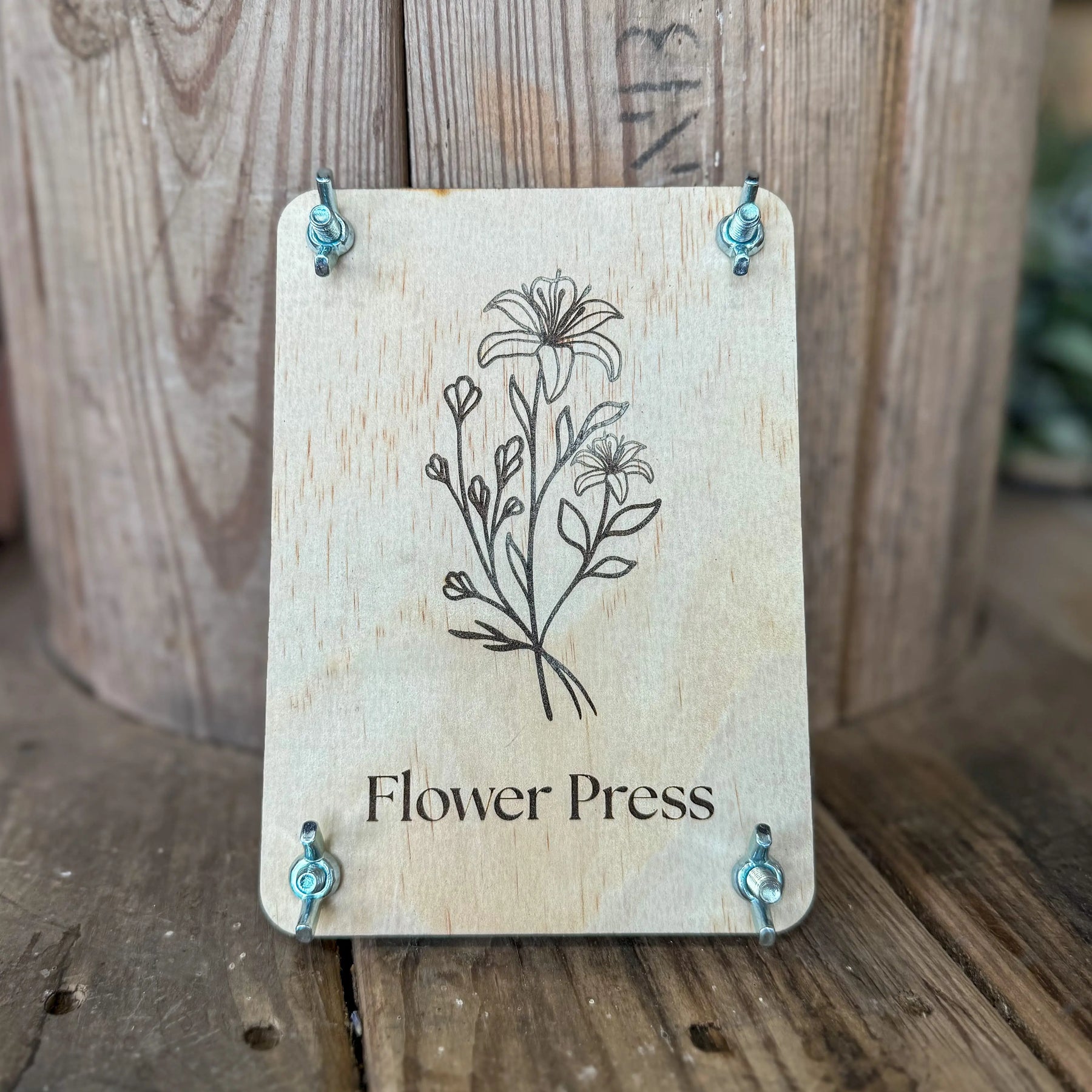 Flower Press by Still Magnolia, Southern home decor detail photo 3