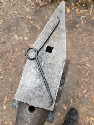 Forged Small Game Gambrel by Redbeard's Forge LLC, hunting detail photo 2