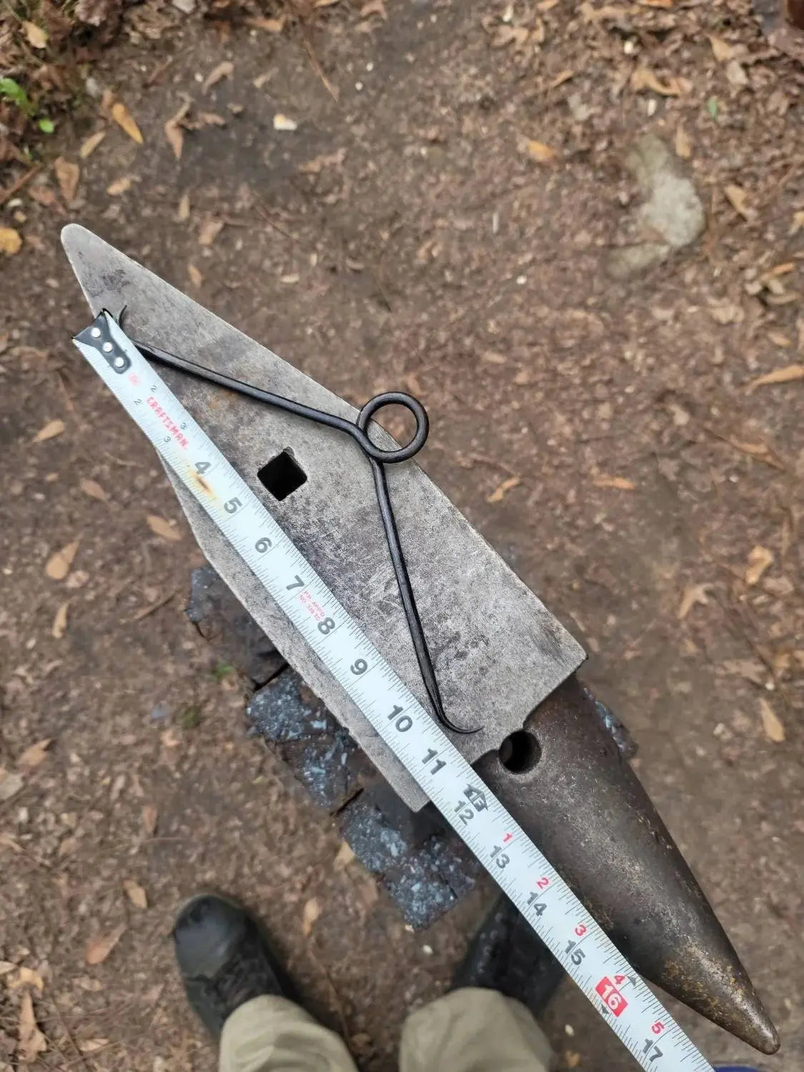 Forged Small Game Gambrel by Redbeard's Forge LLC, hunting detail photo 3