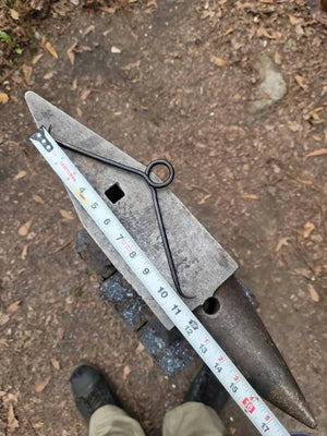 Forged Small Game Gambrel by Redbeard's Forge LLC, hunting detail photo 3