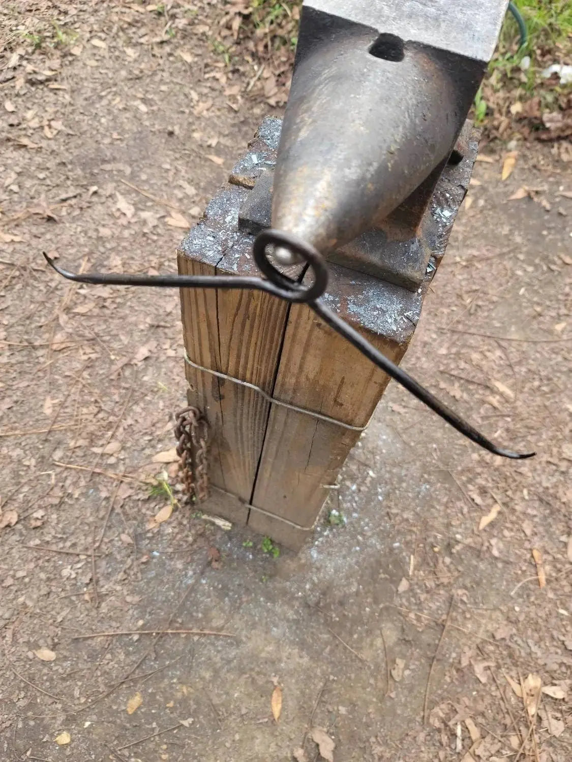 Forged Small Game Gambrel by Redbeard's Forge LLC, hunting detail photo 5
