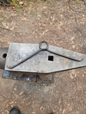 Forged Small Game Gambrel by Redbeard's Forge LLC, hunting detail photo 6