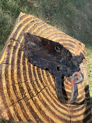 Forged State Hook by Redbeard's Forge LLC, Southern home decor detail photo 3