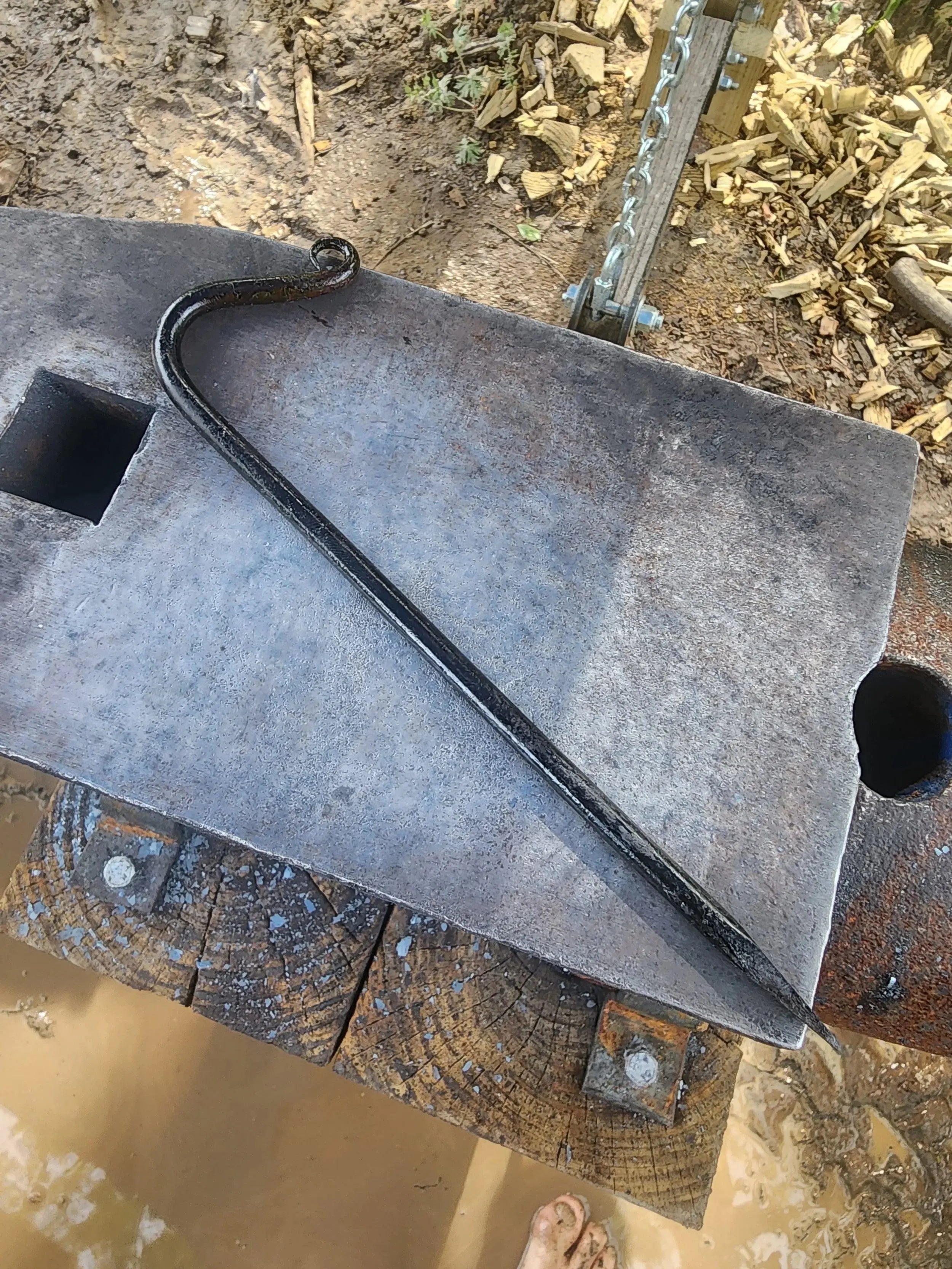 Forged Tent Stakes Redbeard's Forge LLC