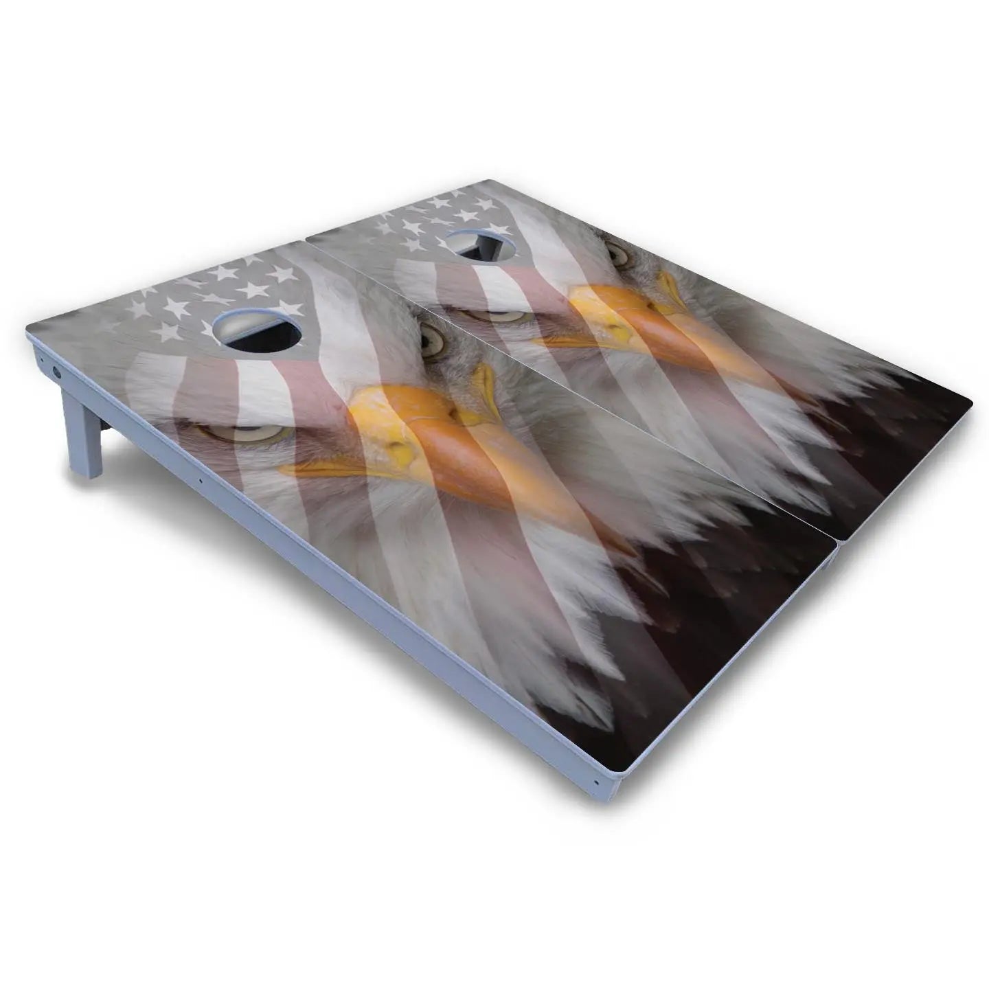Freedom Eagle Cornhole Boards - All Weather Series by Cornhole Solutions, custom cornhole board detail photo 3