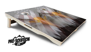 Freedom Eagle Cornhole Boards - Pro Solution Lite Series by Cornhole Solutions, custom cornhole board detail photo 5