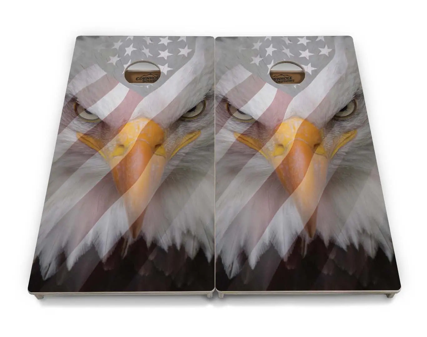 Freedom Eagle Cornhole Boards - Professional Tournament Series by Cornhole Solutions, custom cornhole board detail photo 2