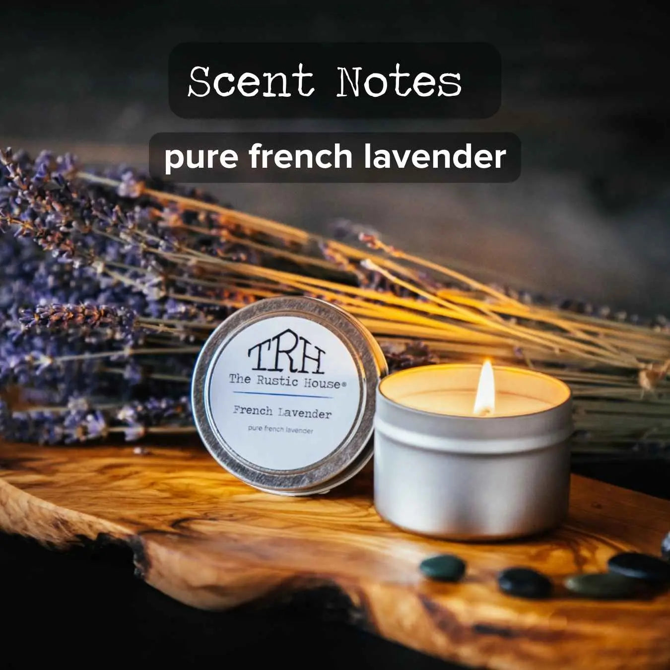 French Lavender Travel Tin The Rustic House