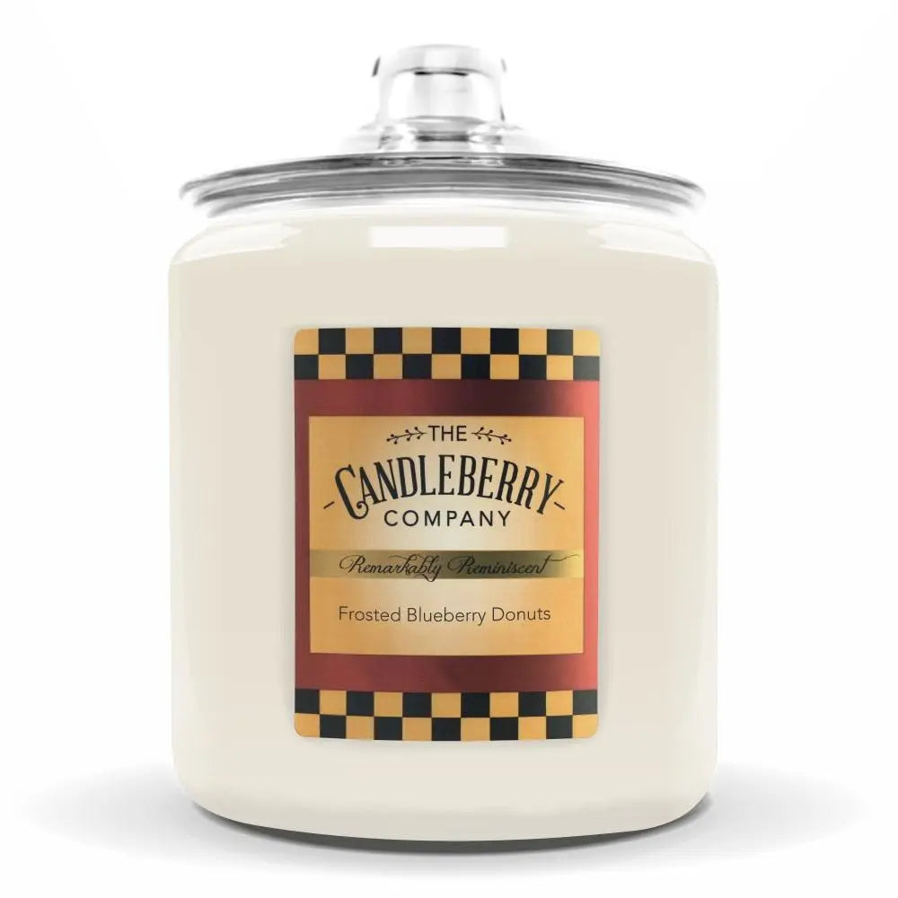 Frosted Blueberry Donuts™, 4 - Wick, Cookie Jar Candle (Collective) The Candleberry® Candle Company