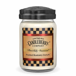 Frosted Blueberry Donuts™, Large Jar Candle (Collective) by The Candleberry® Candle Company, scented candle main product photo