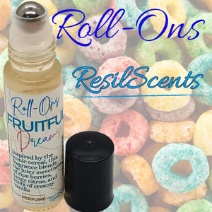 Fruitful Dreams Roll-On Oil – Fun. Fresh. Nostalgic. by ResilScents, natural skincare main product photo
